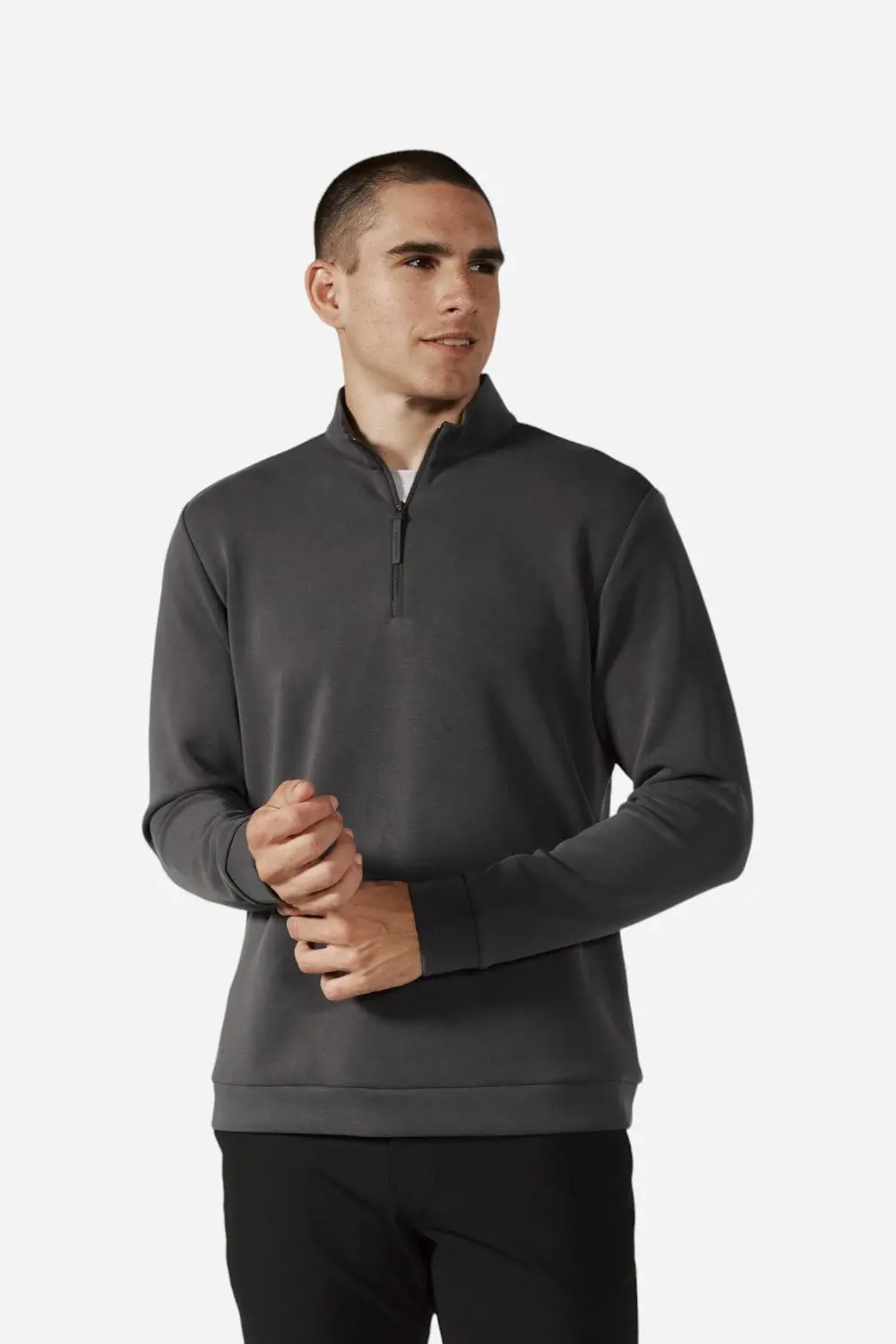 7 Diamonds Rev 1/4 Zip Modal Anthracite 1