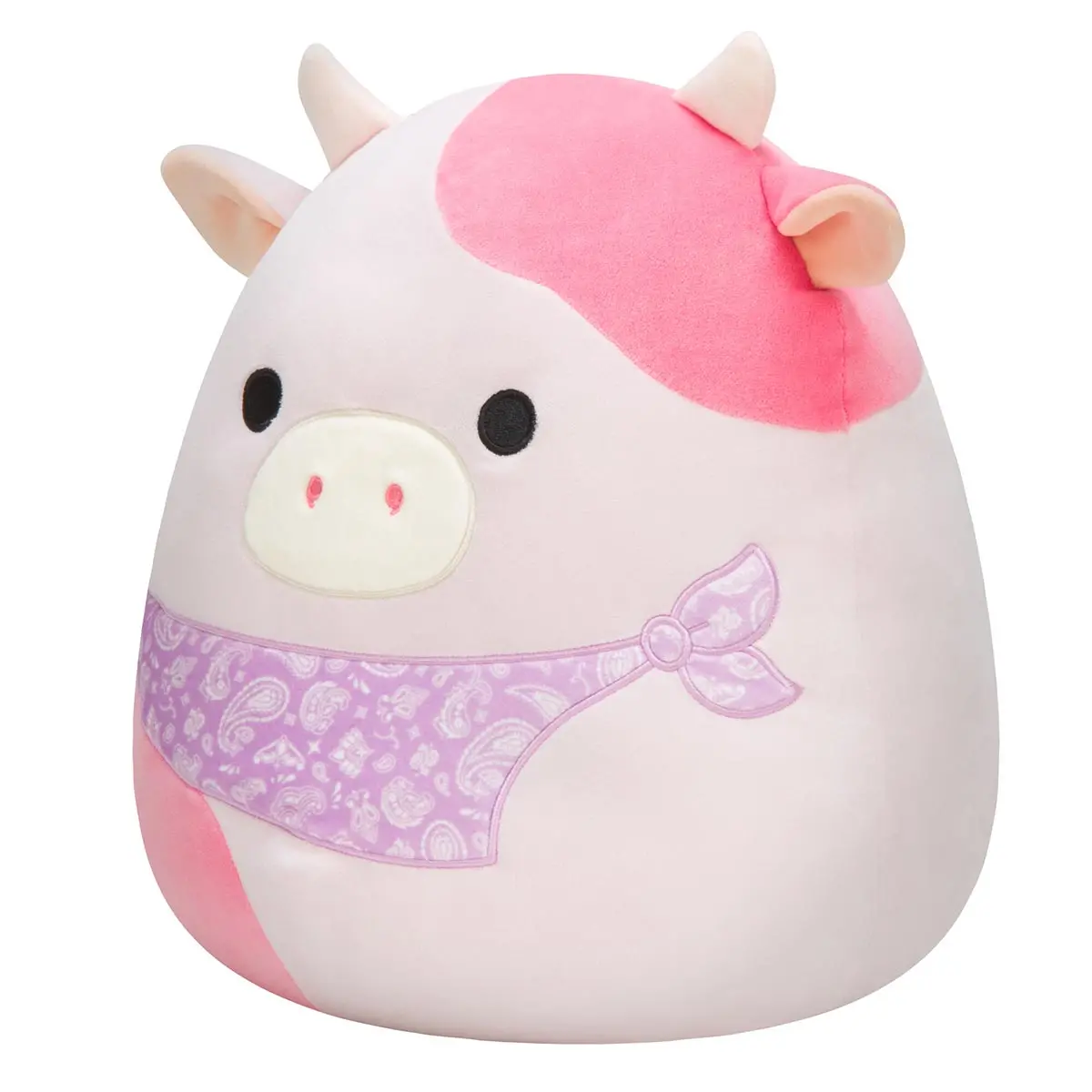14-Inch Reshma The Light Pink Cow With Purple Bandana 2