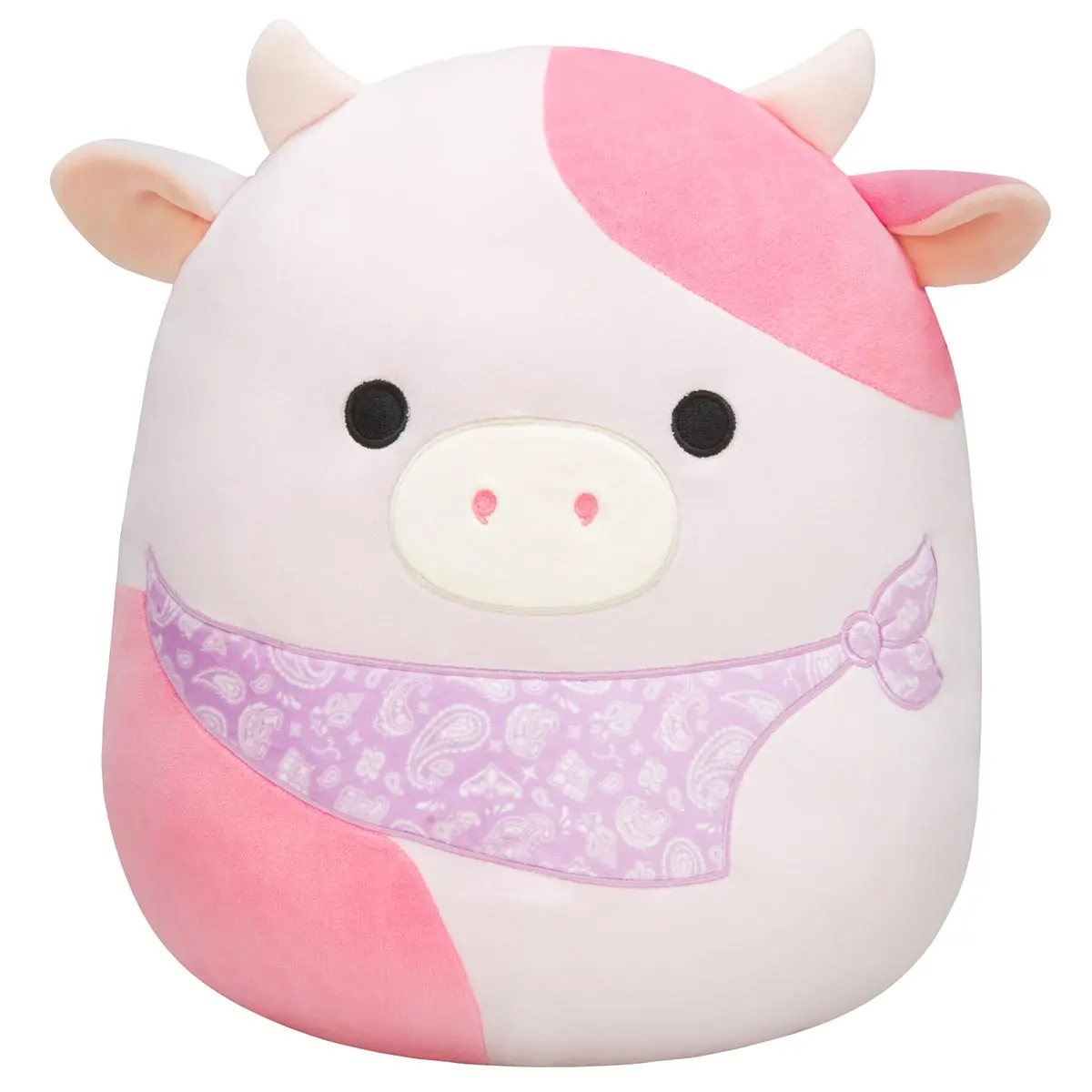 14-Inch Reshma The Light Pink Cow With Purple Bandana 1