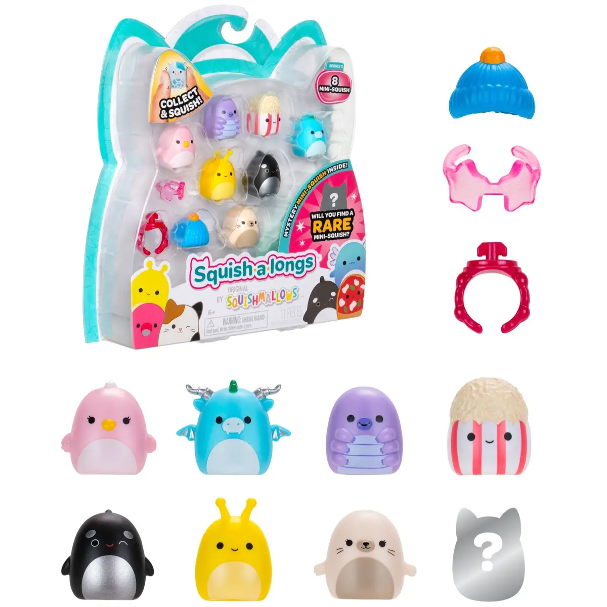 Squish-A-Longs Mini-Squish 8-Pack Style 2 1