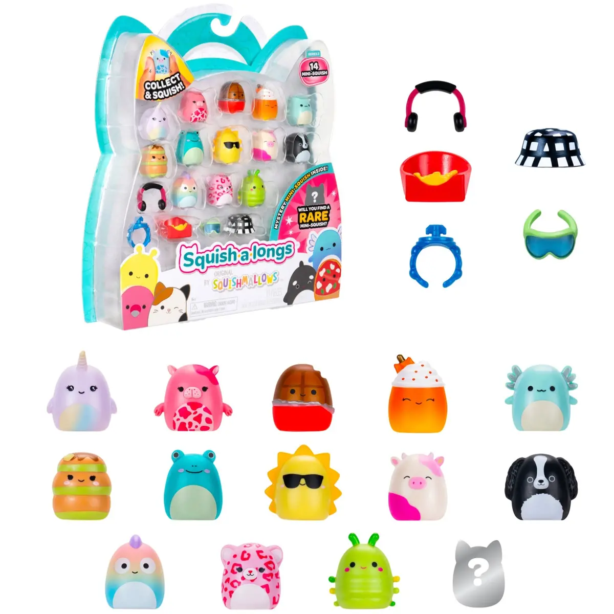 Squish-A-Longs Mini-Squish 14-Pack Style 1 1