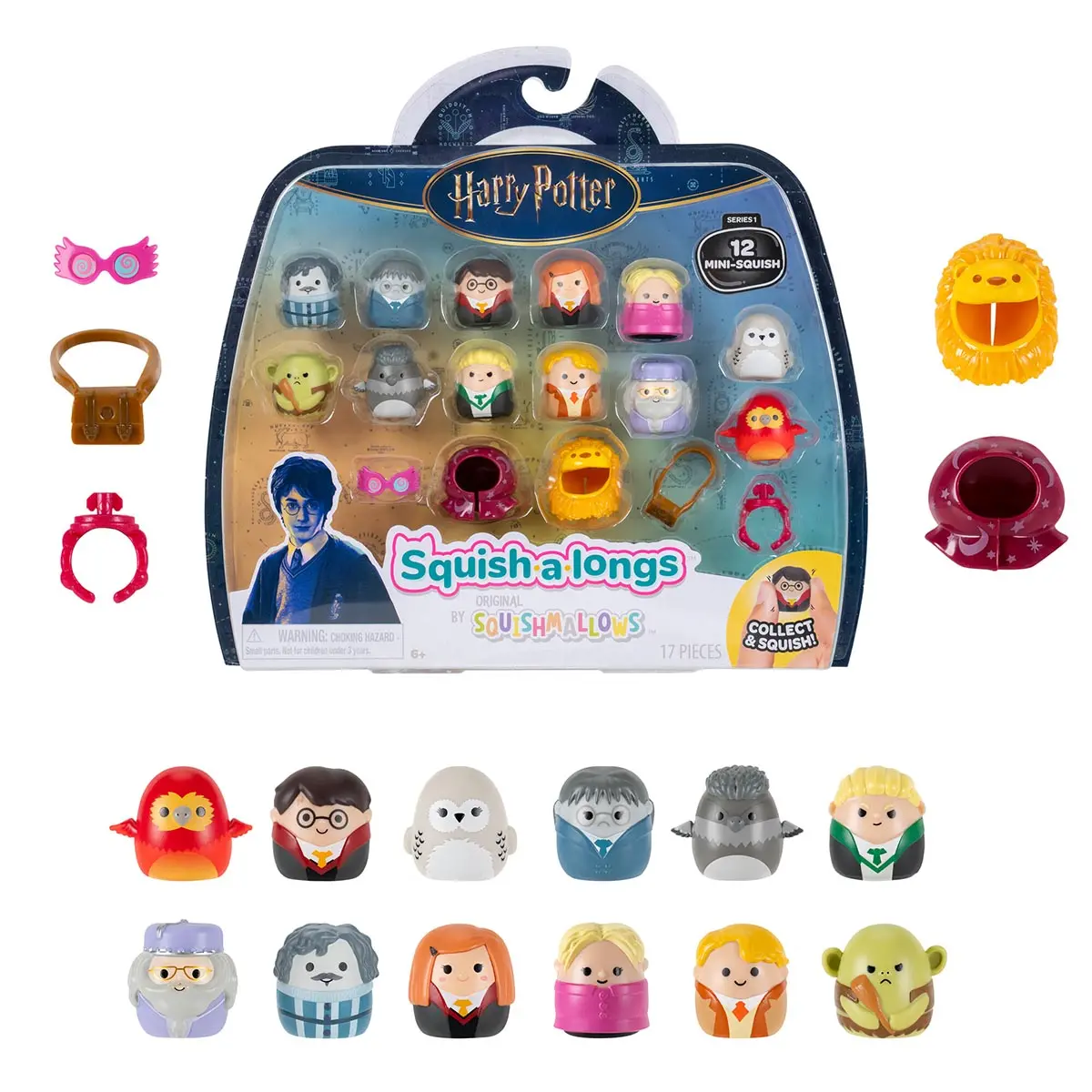 Squish-A-Longs “Harry Potter” Mini-Squish And Accessory 12-Pack 1