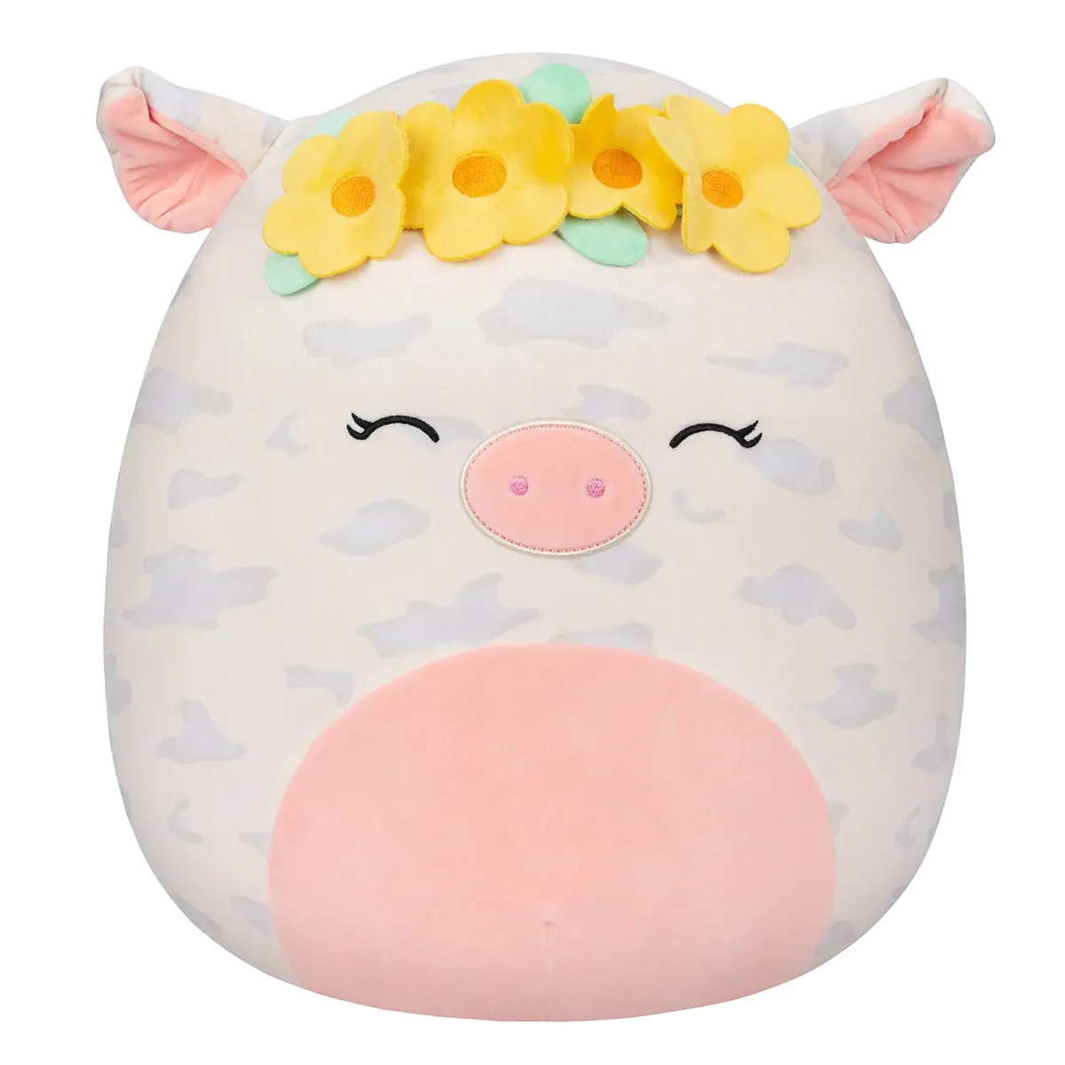 16-Inch Rosie The Spotted Pig With Yellow Flower Crown 1