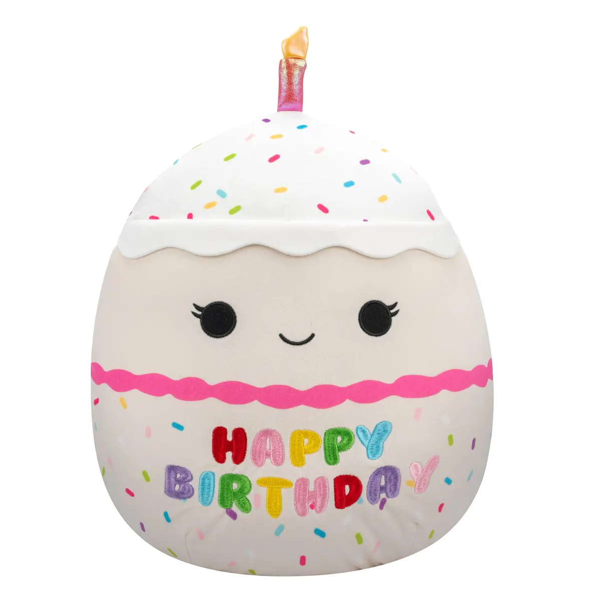 14-Inch Lyla Vanilla Birthday Cake With Rainbow Sprinkles Embroidery 1
