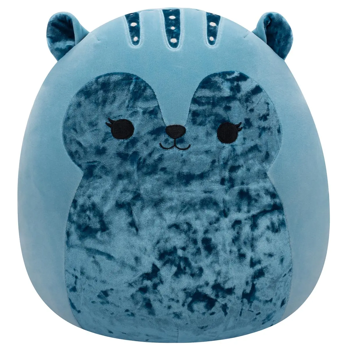 14-Inch Brunhilda The Blue Tonal Squirrel With Velvet Accents 1