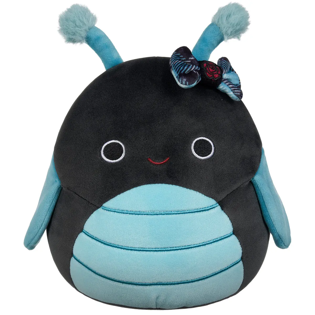 14-Inch Celie The Teal And Black Grasshopper With Bow 1