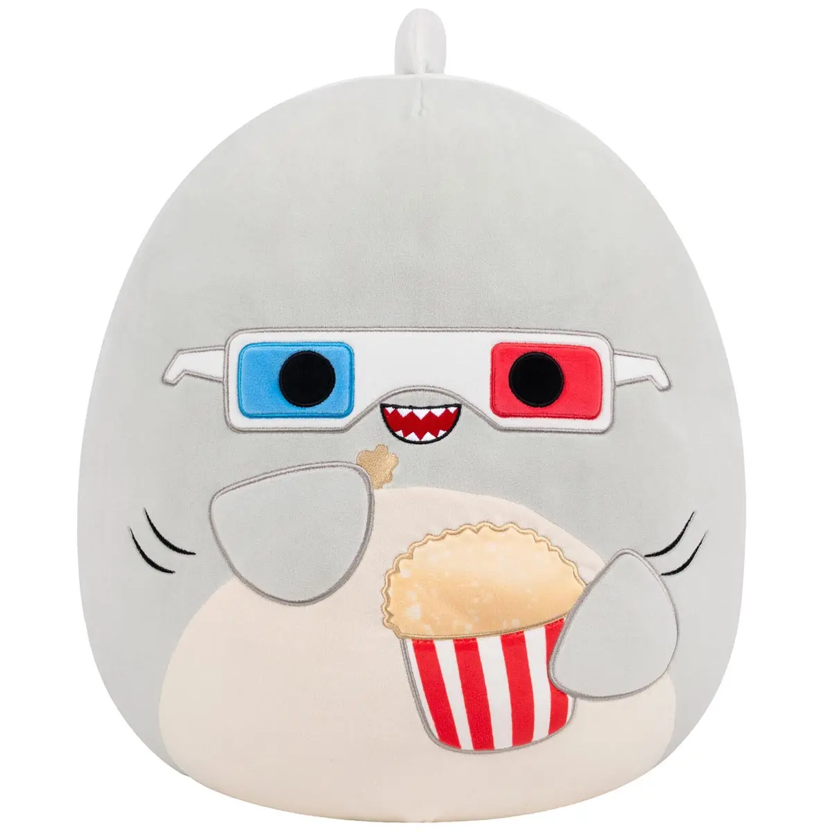 16-Inch Gordon The Grey Shark With 3D Glasses And Popcorn 1