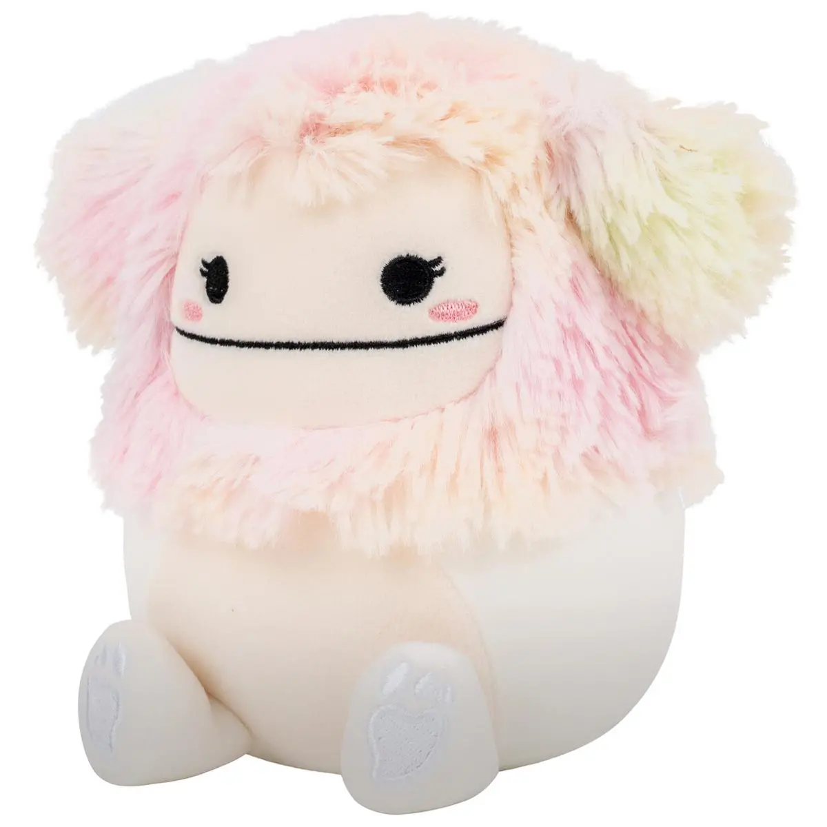 5-Inch Zaylee The White Bigfoot With Rainbow Mane 2