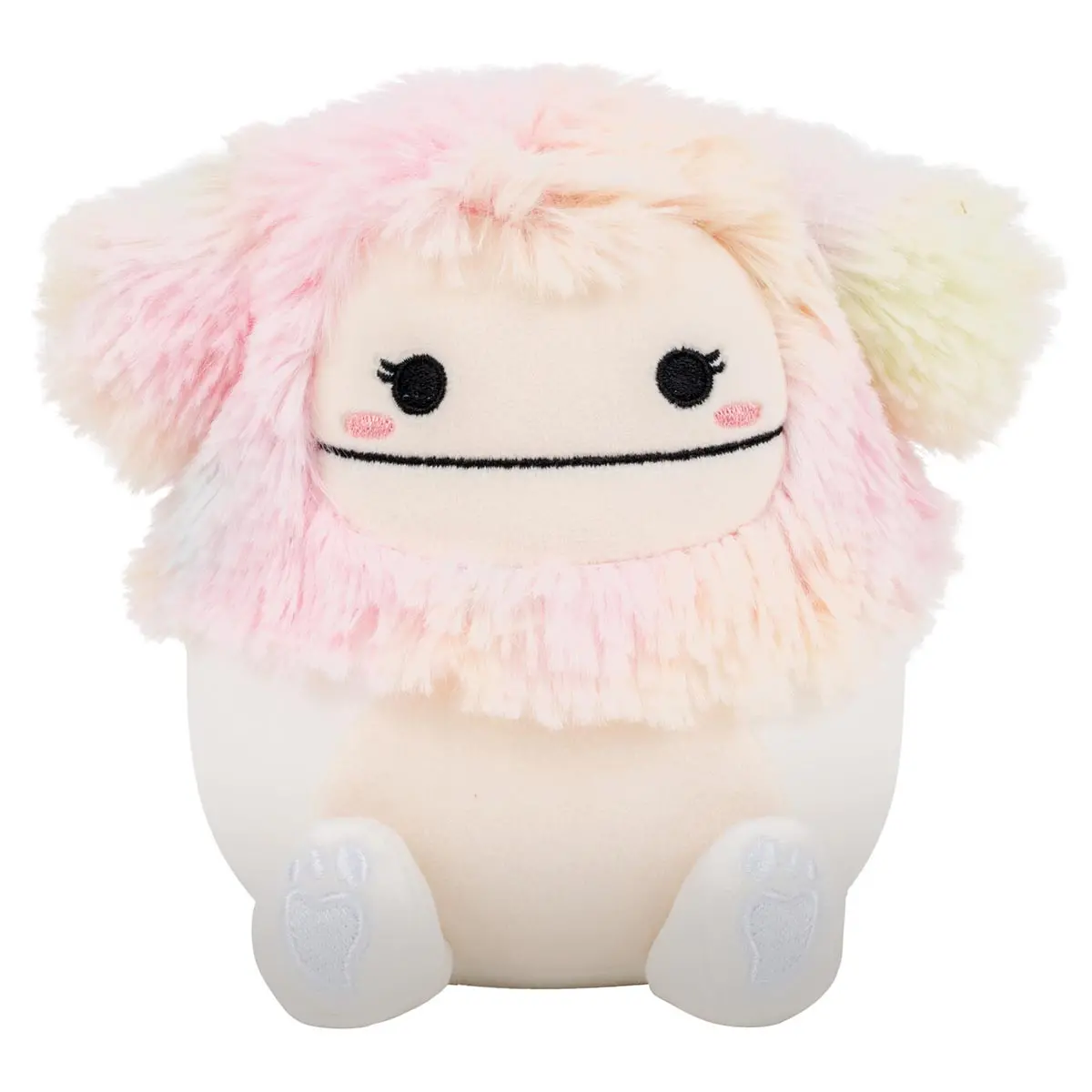 5-Inch Zaylee The White Bigfoot With Rainbow Mane 1