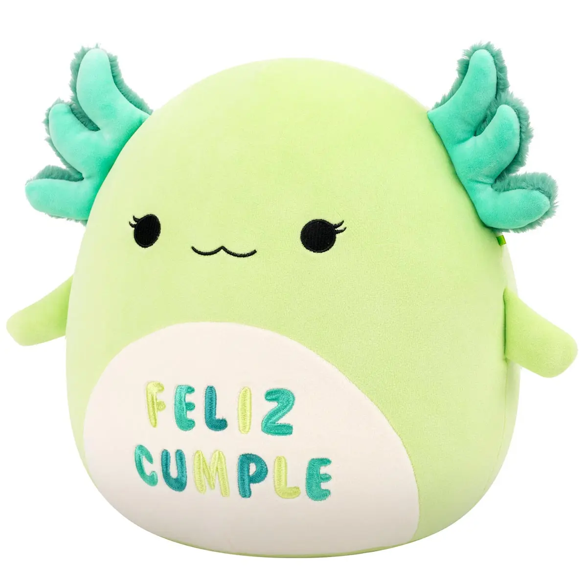 12-Inch Mipsy The Green Axolotl With “Feliz Cumple” Embroidery 2