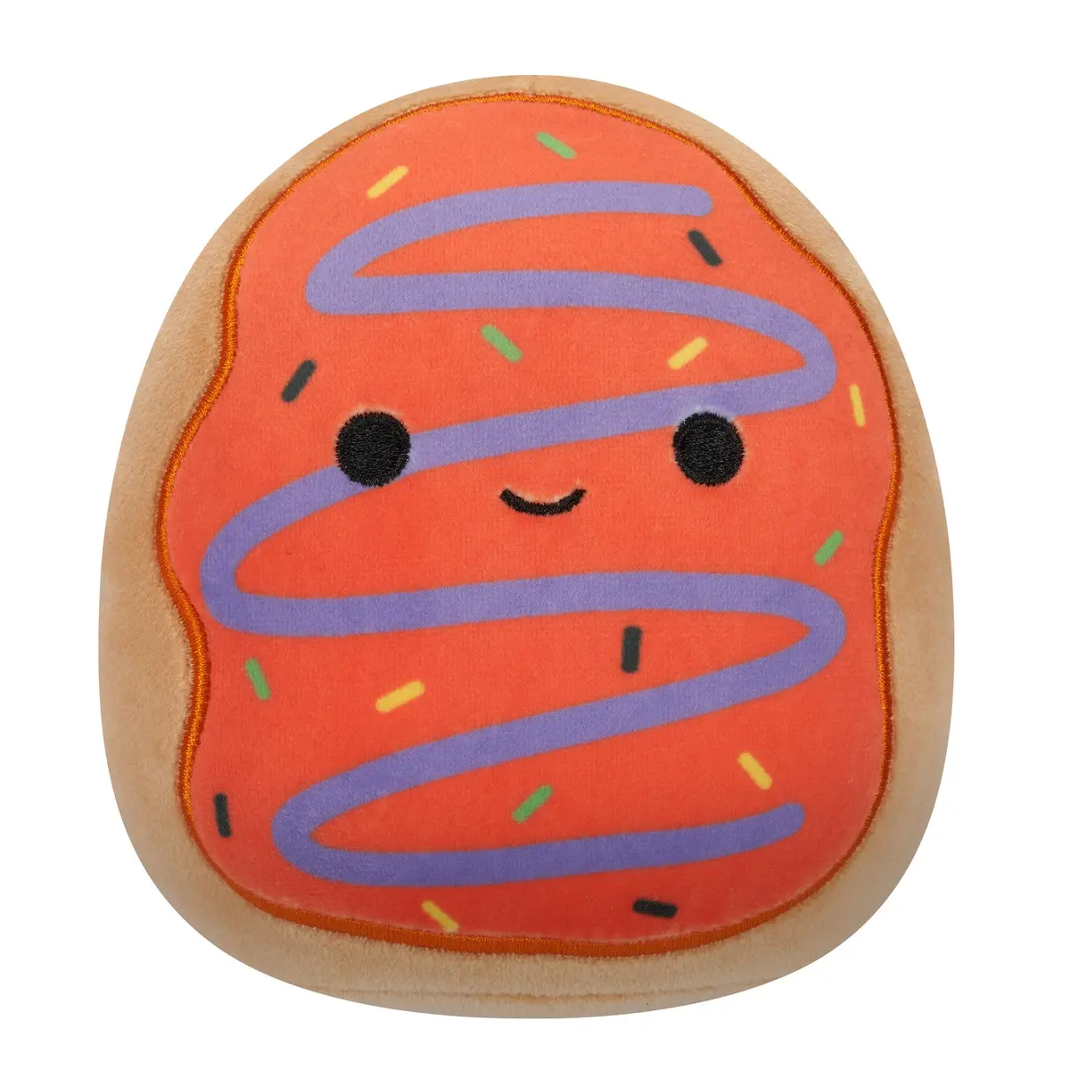 5-Inch Jay The Orange Frosted Donut With Purple Drizzle 1