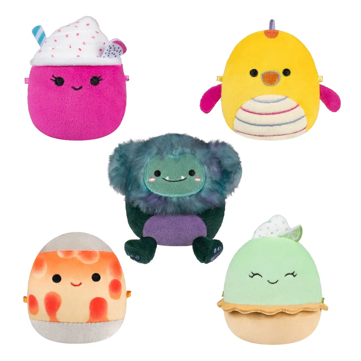 Micromallows 5-Pack - Largo Key Lime Pie, Adelle Lava Lamp, Jt Bigfoot, Nicota Dragon Fruit Smoothie, Leif Sea Dragon 1