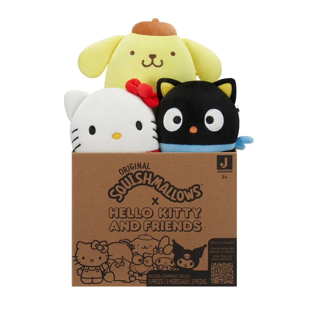Hello Kitty And Friends 5-Inch Squishmallows Mystery 3-Pack 1