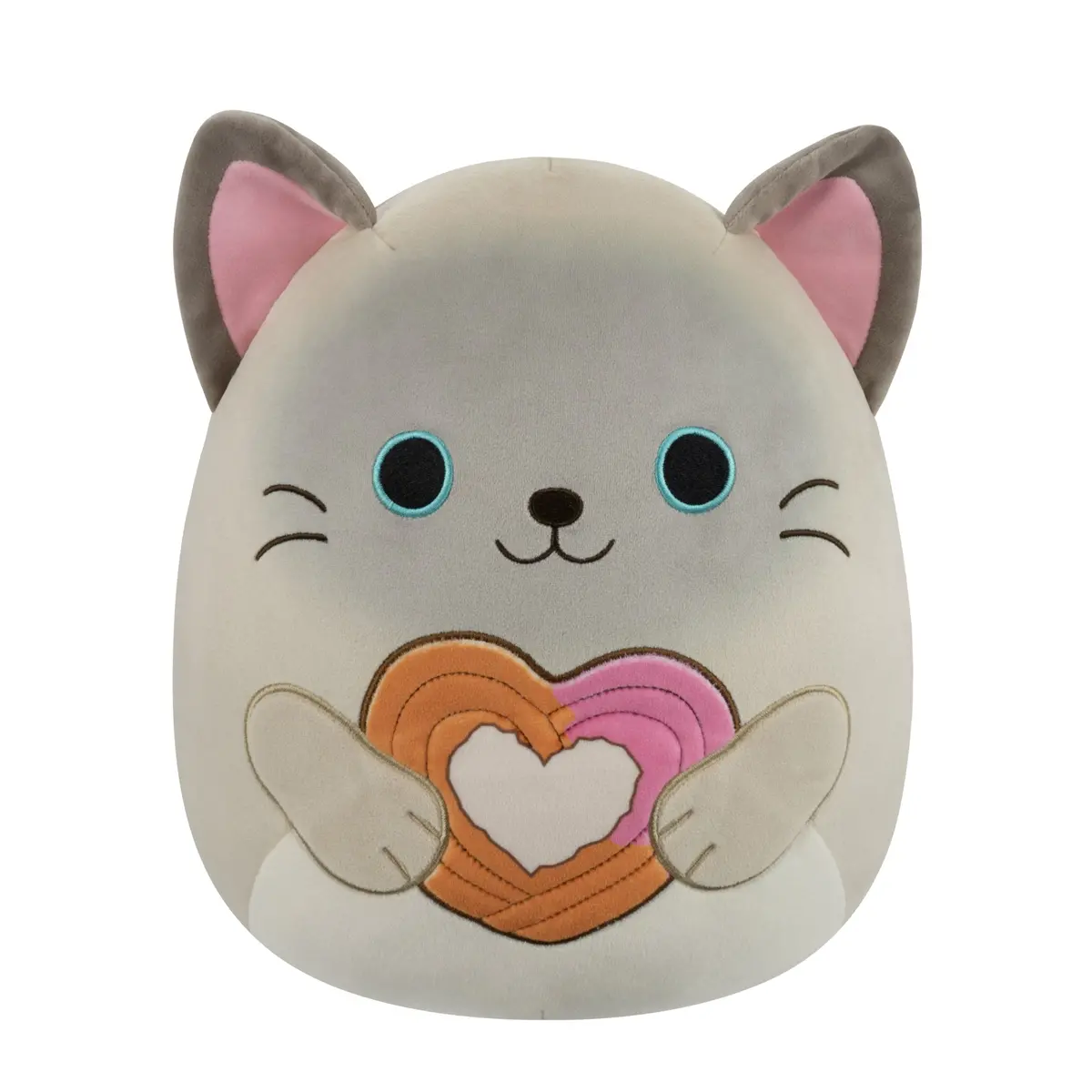 12-Inch Felton The Siamese Cat Holding Heart Churro 1