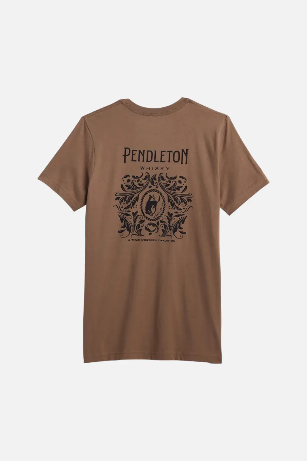 Pendleton Saddle Graphic Tee In Vintage Brown & Black 1
