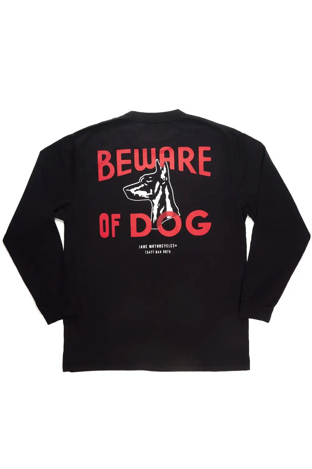 Jane Motorcycles Saint Nicholas Beware Of Dog Tee 1
