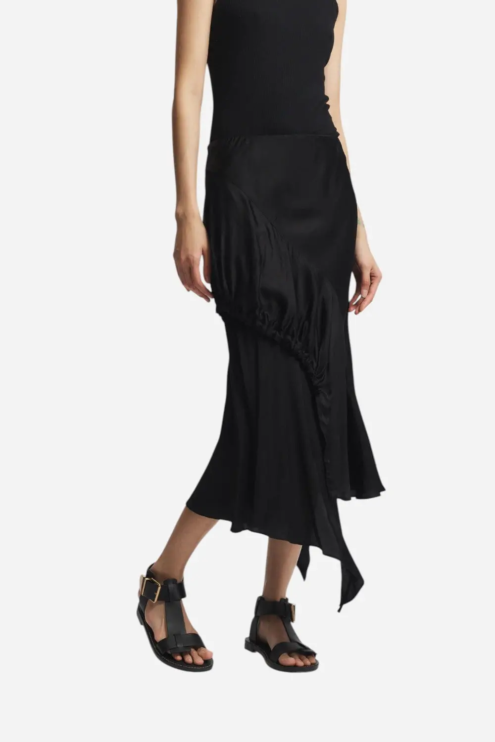 Saint Art Kalani Asymmetric Skirt Black 1