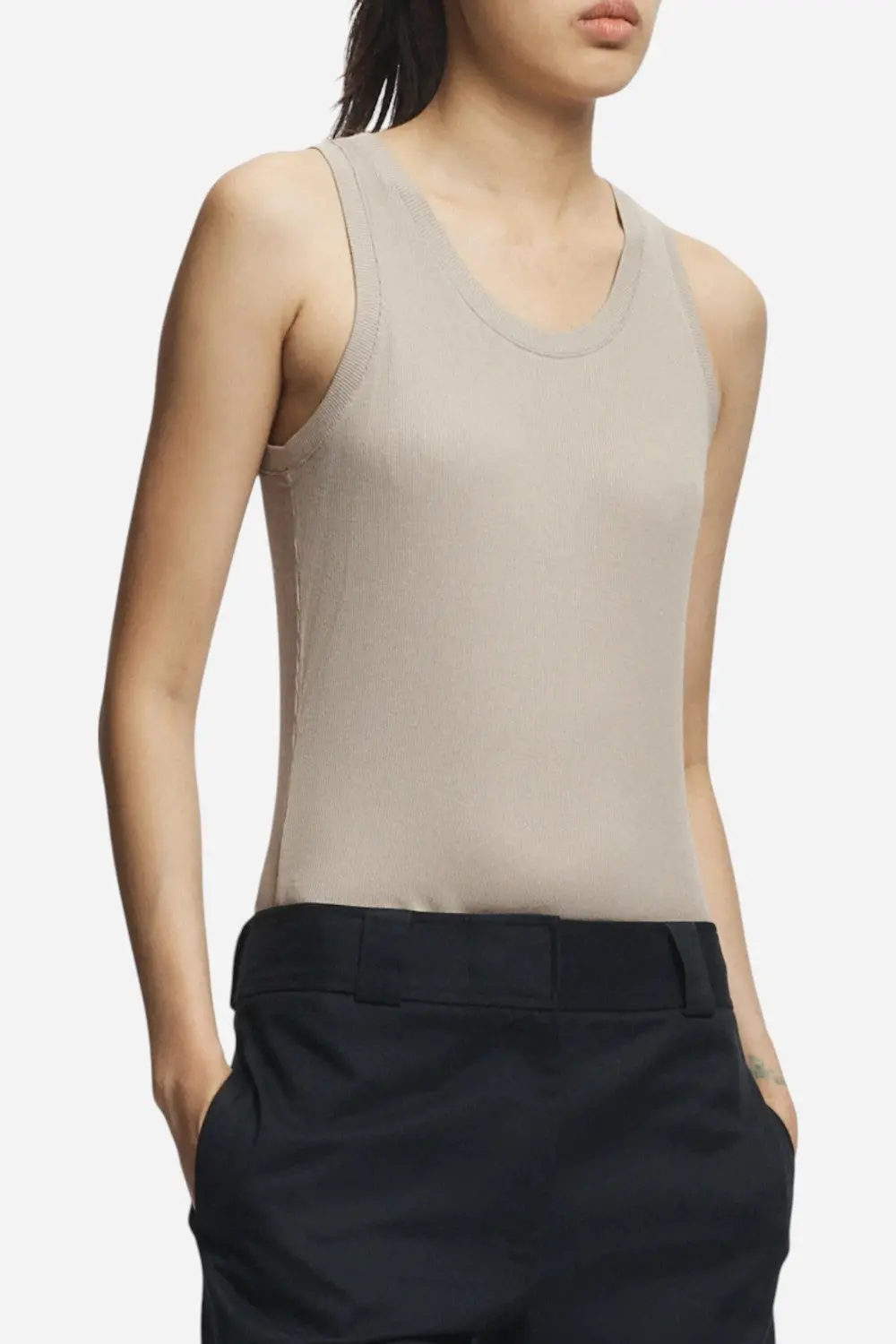 Saint Art Soren Jersey Tank Pebble 1