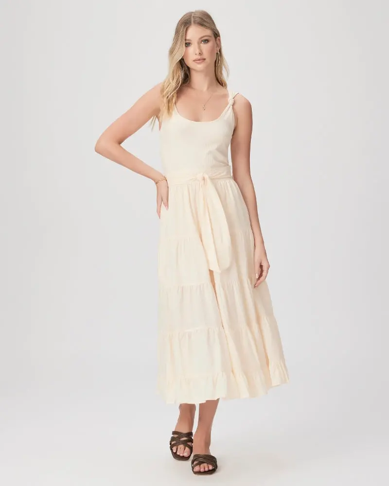 Paige Samosa Dress In Ecru 1