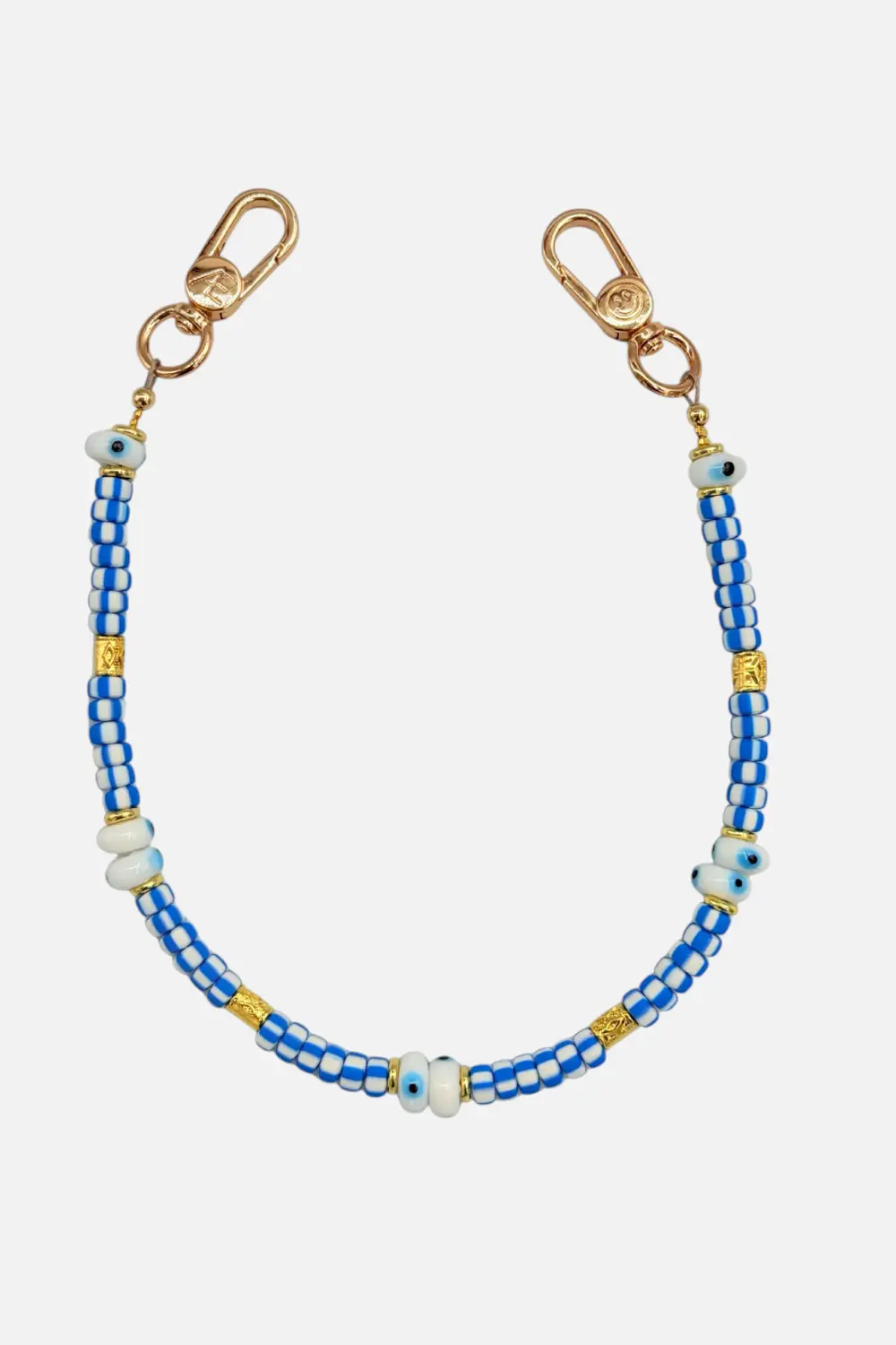 The Caep Santorini Phone Wristlet In Blue 1