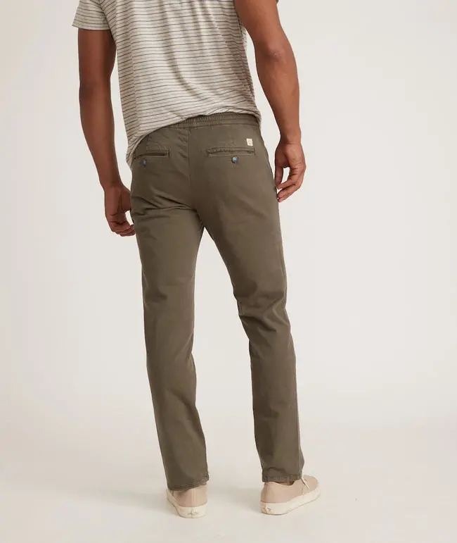Marine Layer Saturday Pant Slim Fit In Olive Night 4