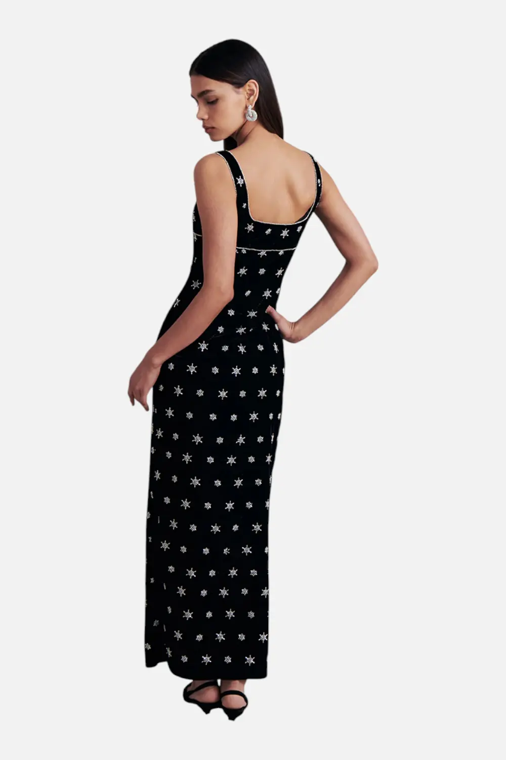 Saylor Emrys Maxi Dress In Black 3