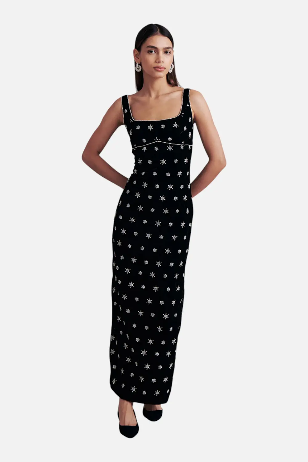 Saylor Emrys Maxi Dress In Black 1