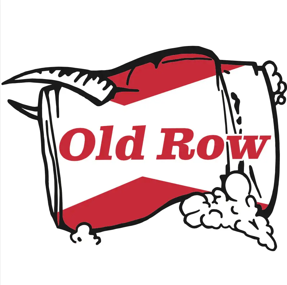 Old Row The Beer Herder Pocket Tee In White 3