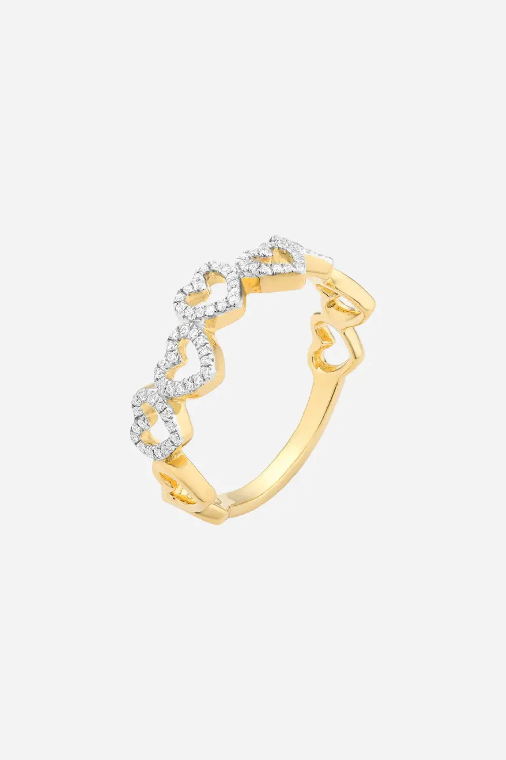 Ella Stein Spread Love Stackable Ring Gold 1
