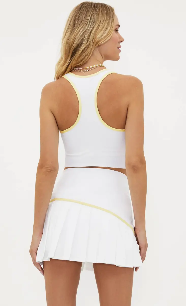 Beach Riot Yara Crop Top In White Sand 2