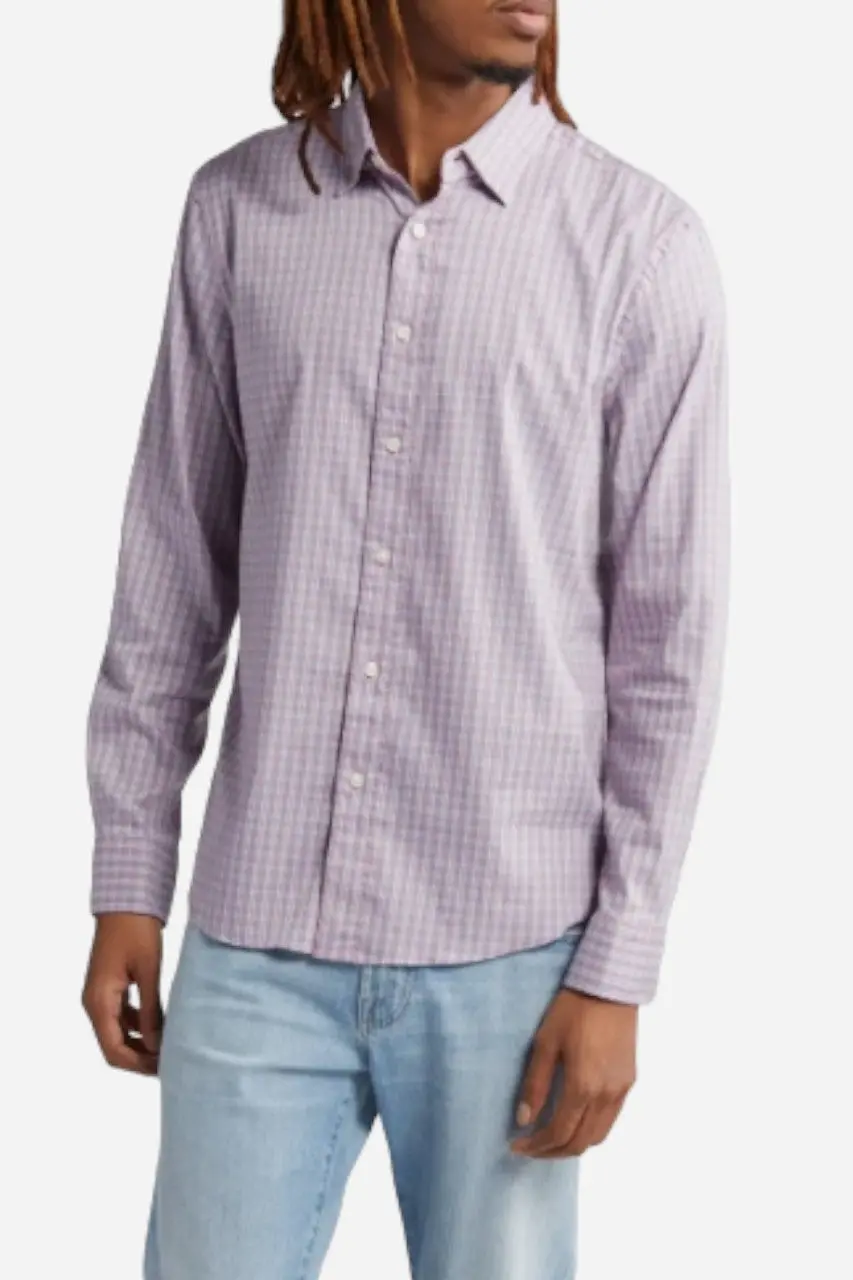 Faherty Movement Shirt Lakeside Rose P 1