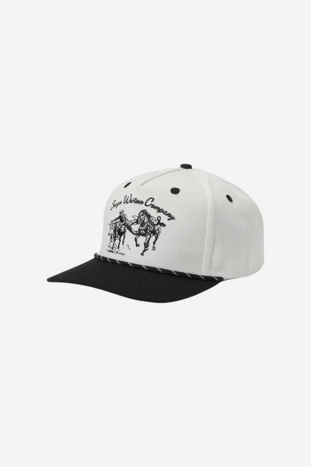 Seager Los Rios Canvas Snapback Cream/Black 1