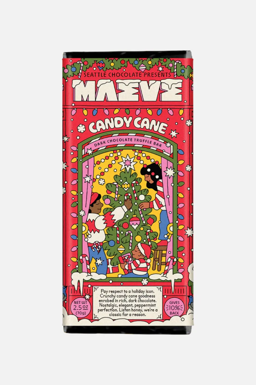 Maeve Seattle Chocolate Candy Cane Bar 1