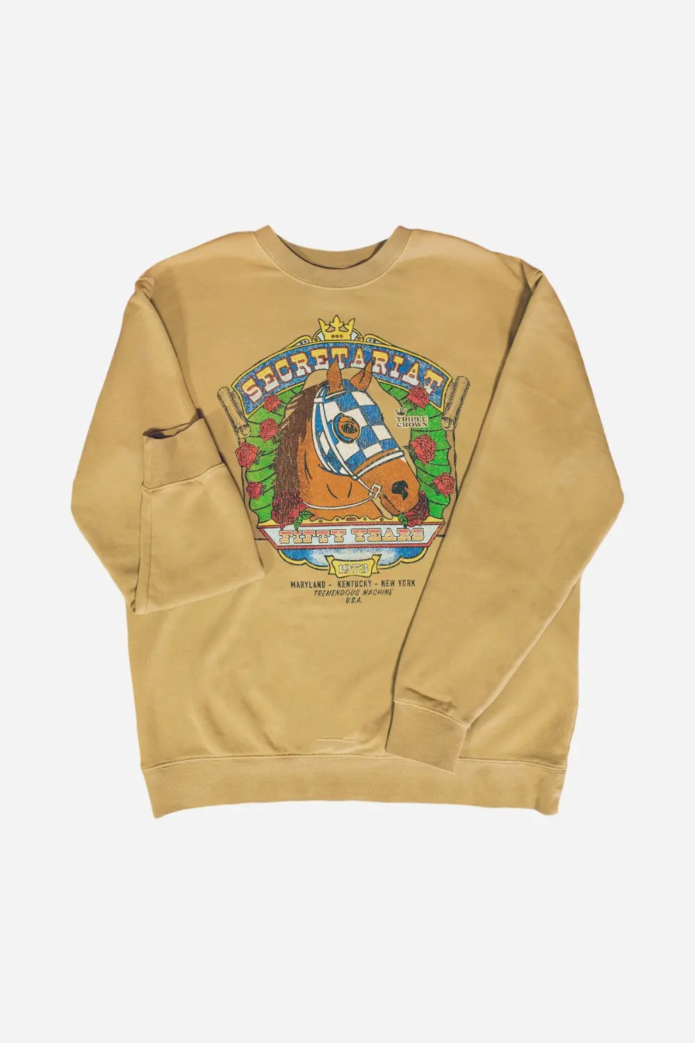 Secretariat Grateful Red Crewneck In Sandtrack 1