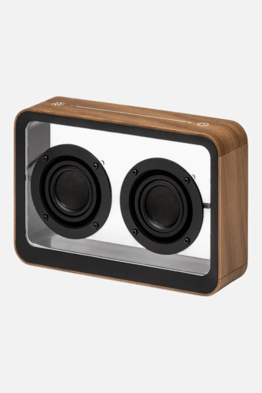 Mage See-Through Bluetooth Speaker In Walnut 1