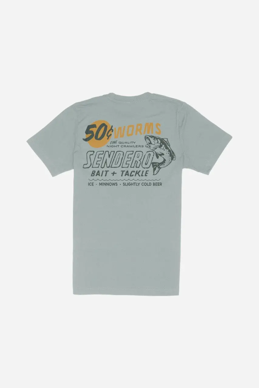 Sendero Provisions 50 Cent Worms T-Shirt In Sterling Blue 1