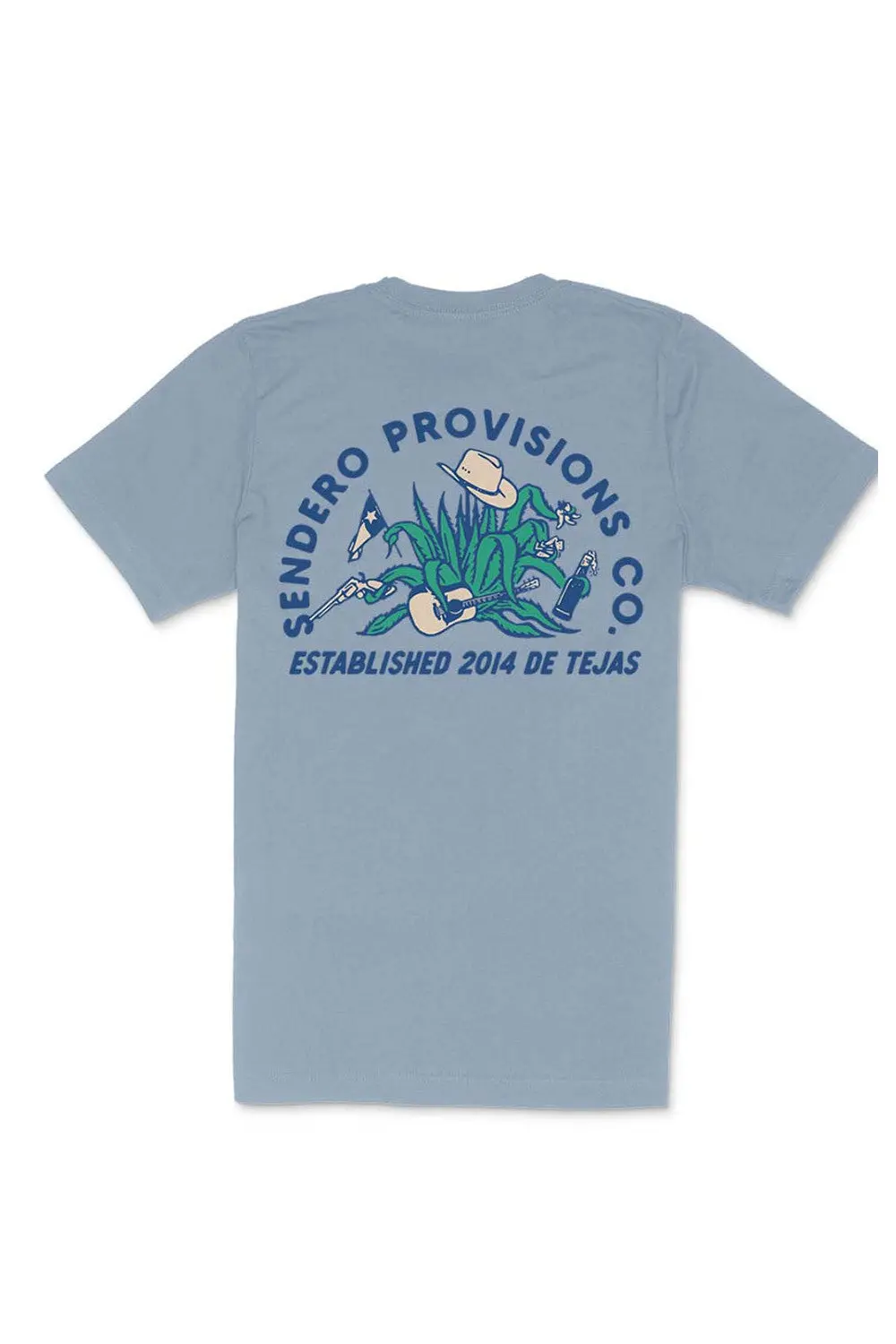 Sendero Provisions Agave De Sendero Tee In Big Sky Blue 1