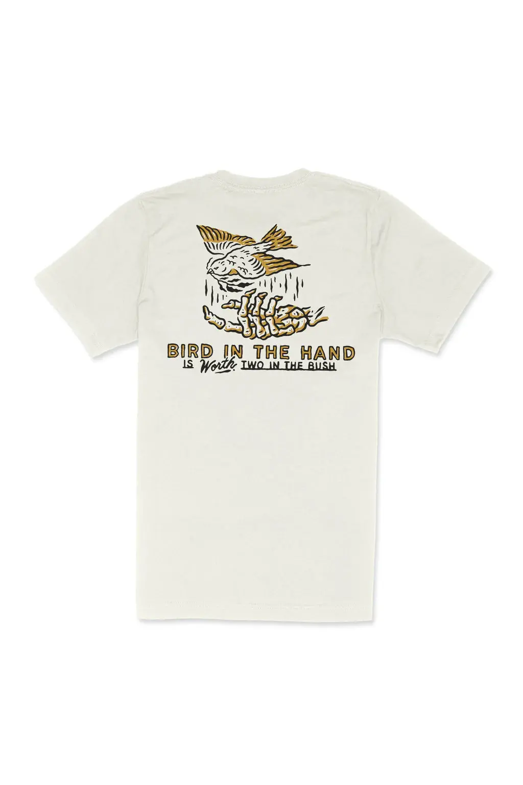Sendero Provisions Bird In The Hand Tee In Vintage White 1