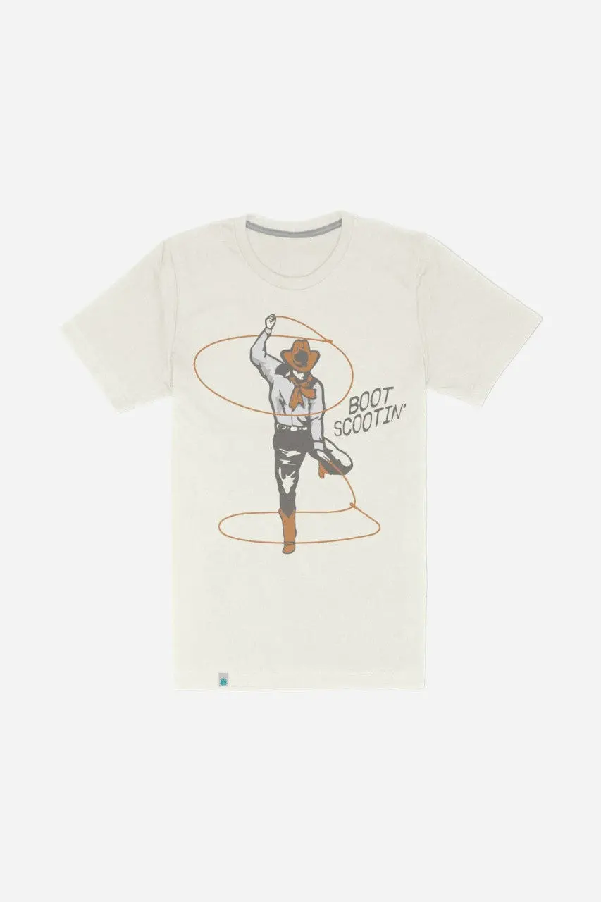 Sendero Provisions Boot Scootin' Short-Sleeve T-Shirt In White 1