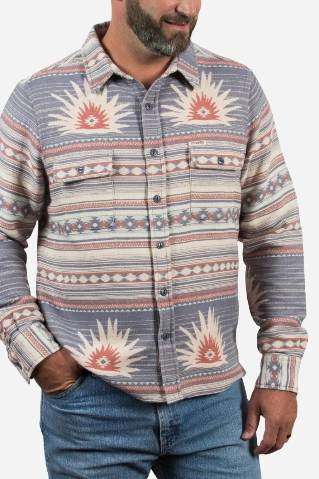 Sendero Provisions Boquillas Shirt In Mezcalito Blue 1