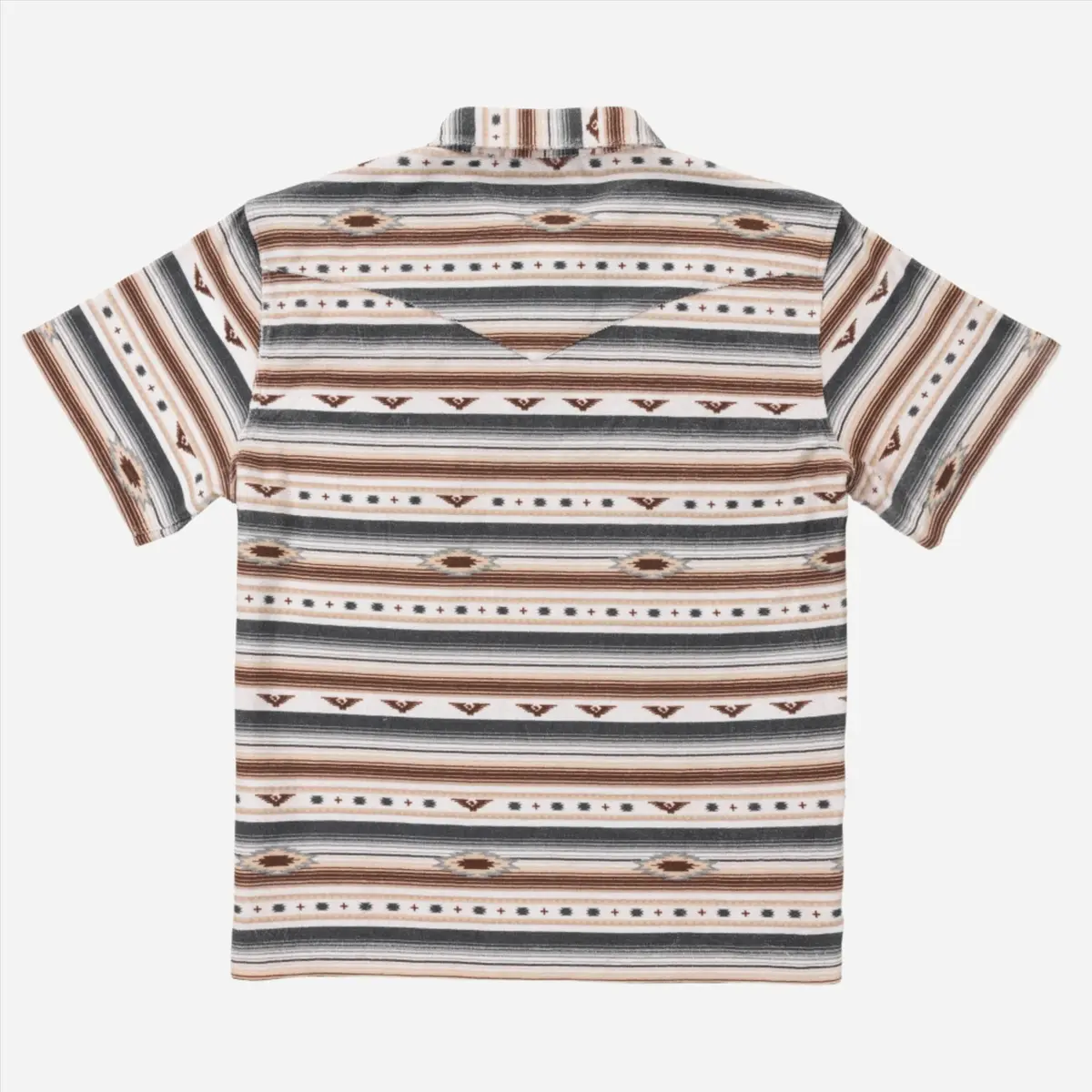 Sendero Provisions Cantina Terry Men's Polo In Gray Tan Southwest 2