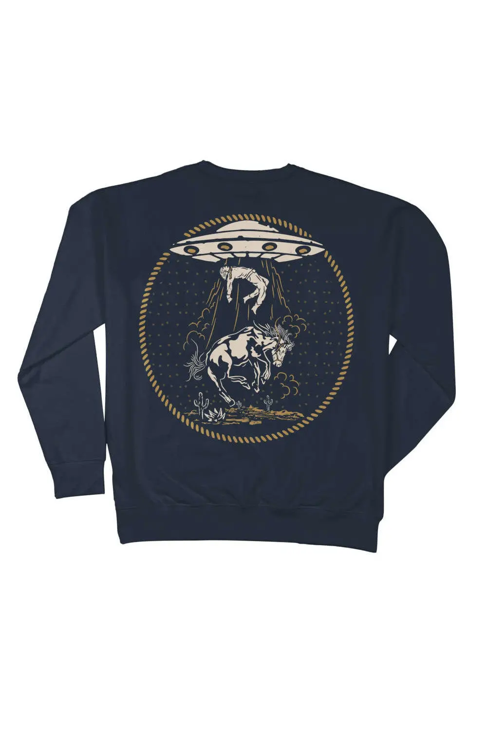 Sendero Provisions Charros & Aliens Sweatshirt In Navy 1