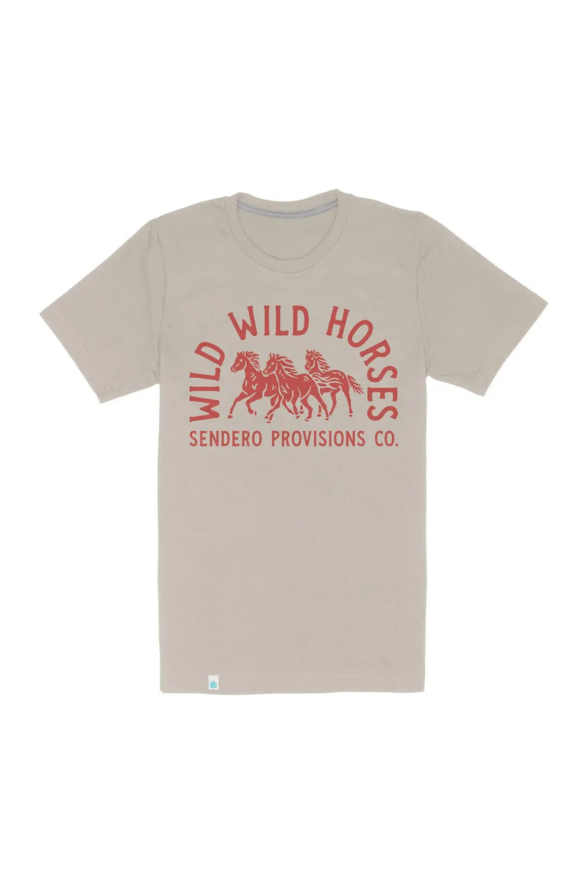 Sendero Provisions Wild Wild Horses T-Shirt In Sand 1