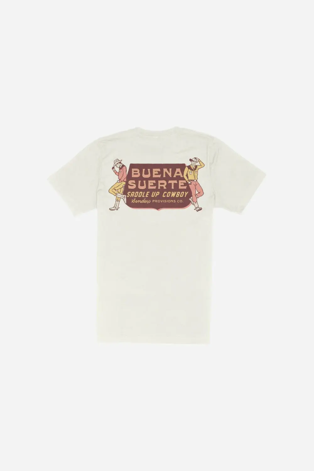 Sendero Provisions Buena Suerte T-Shirt In Vintage White 1