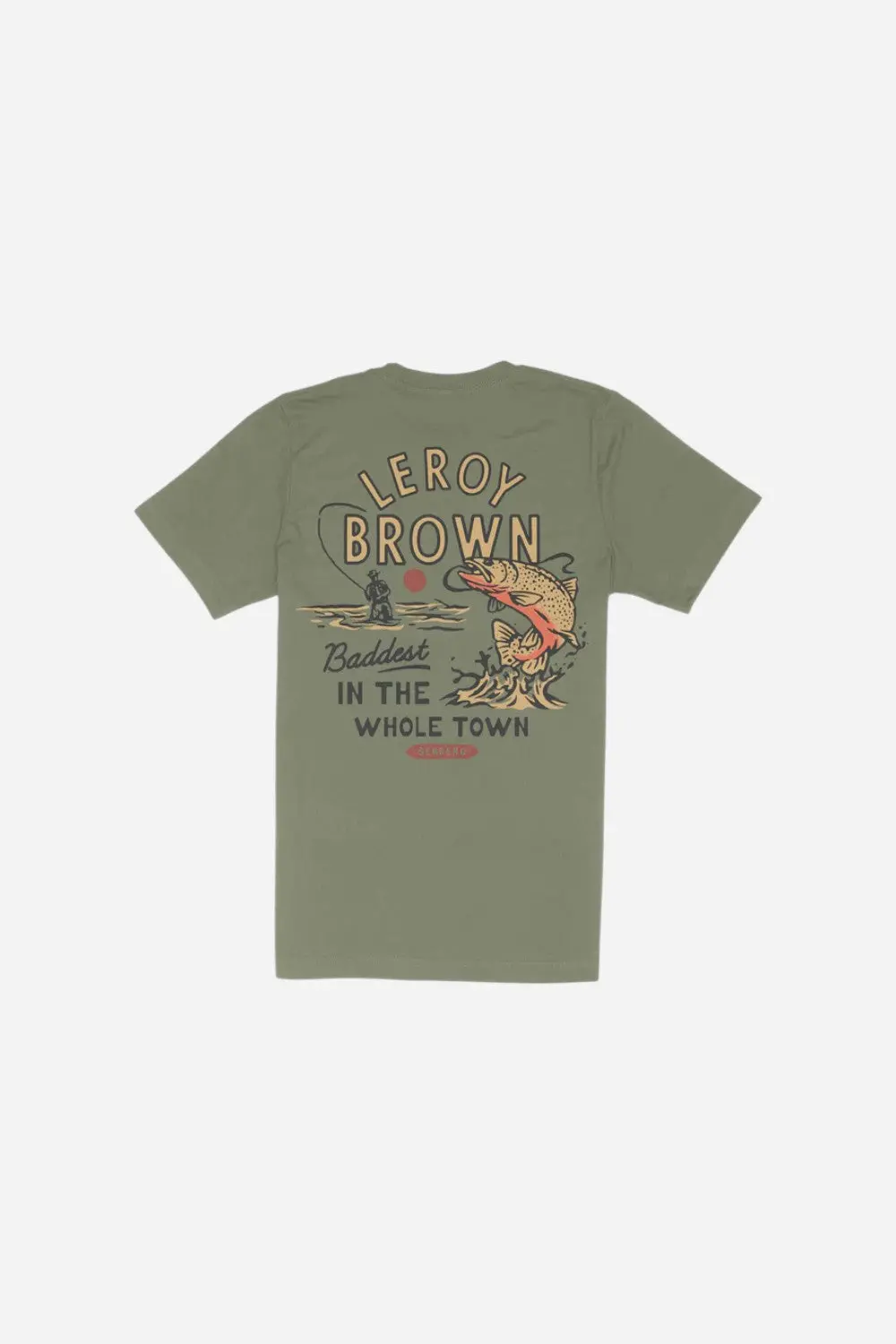 Sendero Provisions Leroy Brown T-Shirt In Sage 1