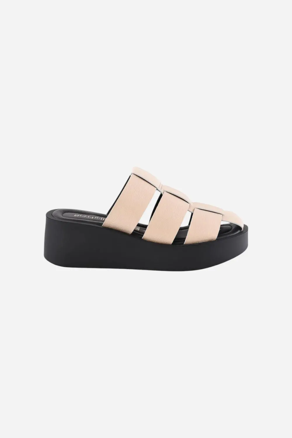 Seychelles High Standard Platform Mule In Off White 1