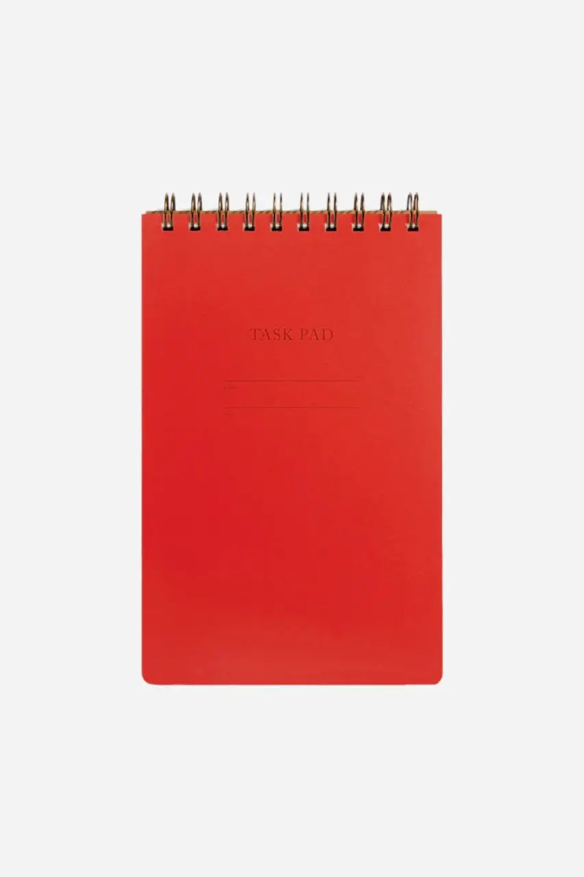 Shorthand Press La Task Pad In Warm Red 1