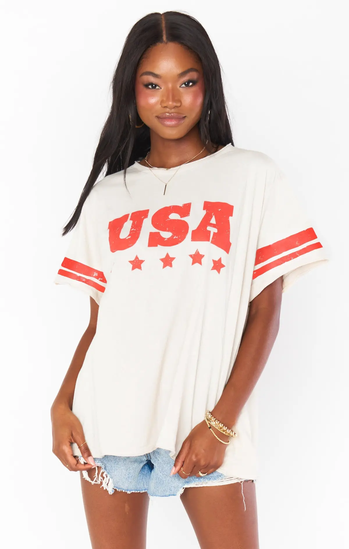 Show Me Your Mumu Airport Tee In Usa Graphic 1