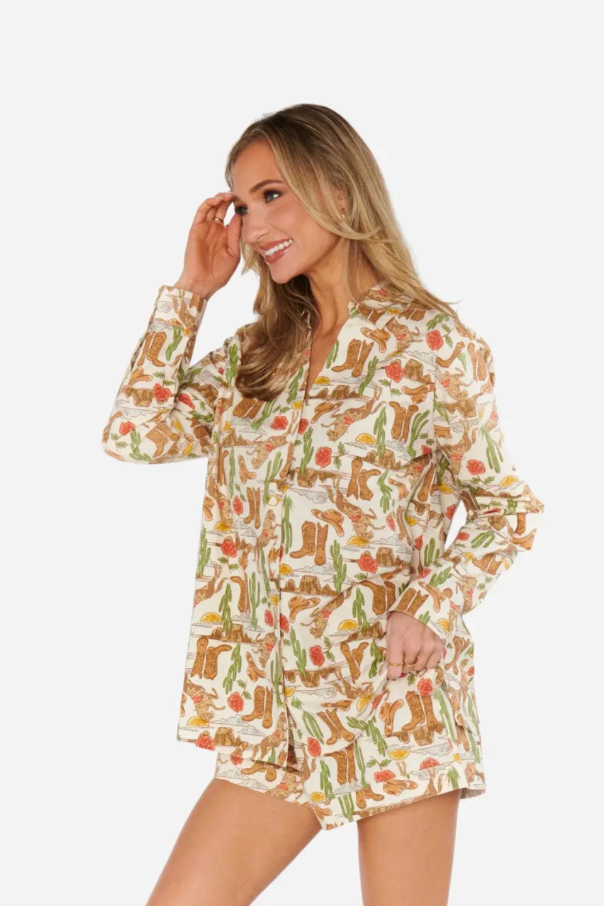 Show Me Your Mumu Early Riser Pj Set In Rodeo Escape 2