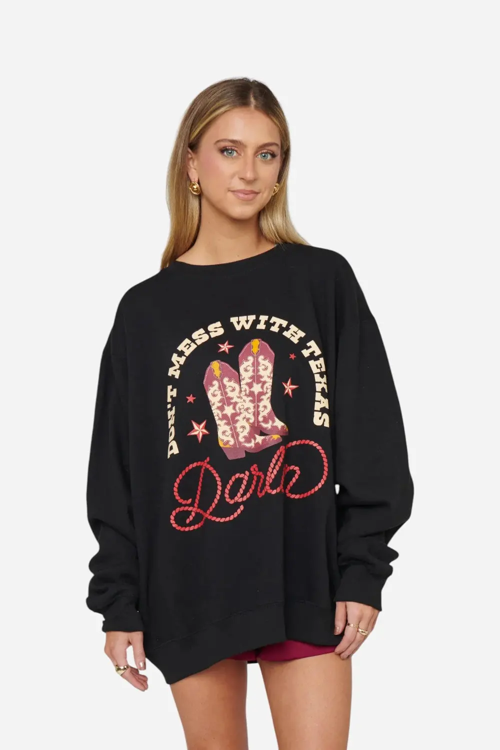 Show Me Your Mumu Stanley Sweatshirt In Texas Graphic 1